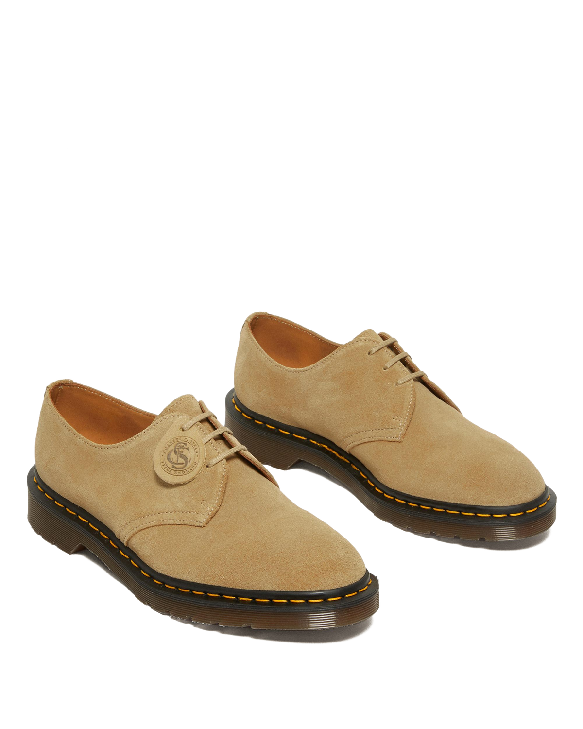 1461 Made in England Buck Suede Oxford Shoes in England Buck Suede Shoes in Beige