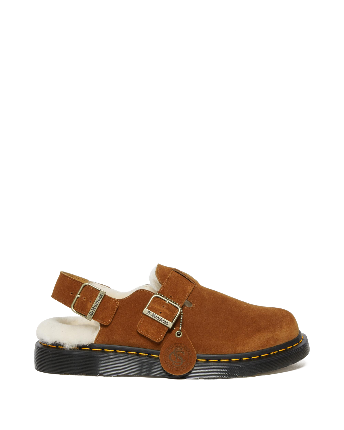 Jorge Made in England Shearling Slingback Mules in England Shearling Mule in Brown