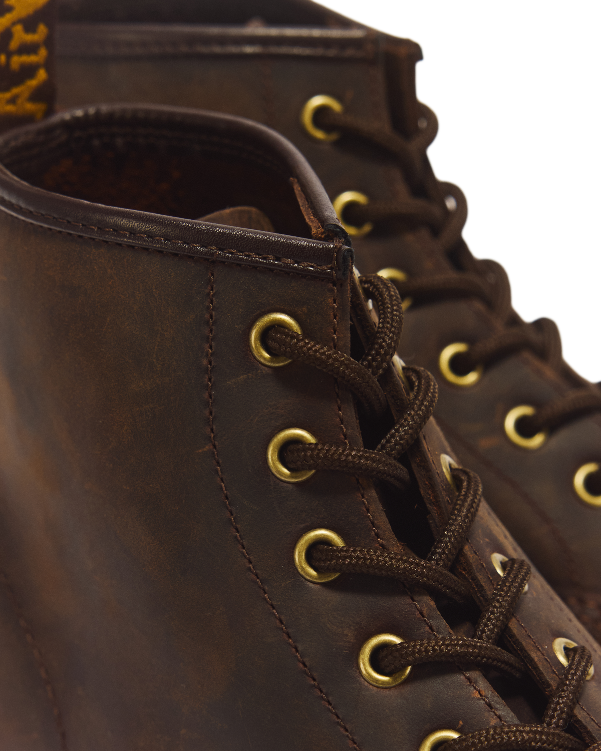 101 Crazy Horse Leather Ankle Boots in Dark Brown