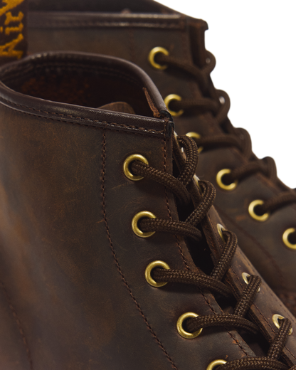 101 Crazy Horse Leather Ankle Boots in Dark Brown
