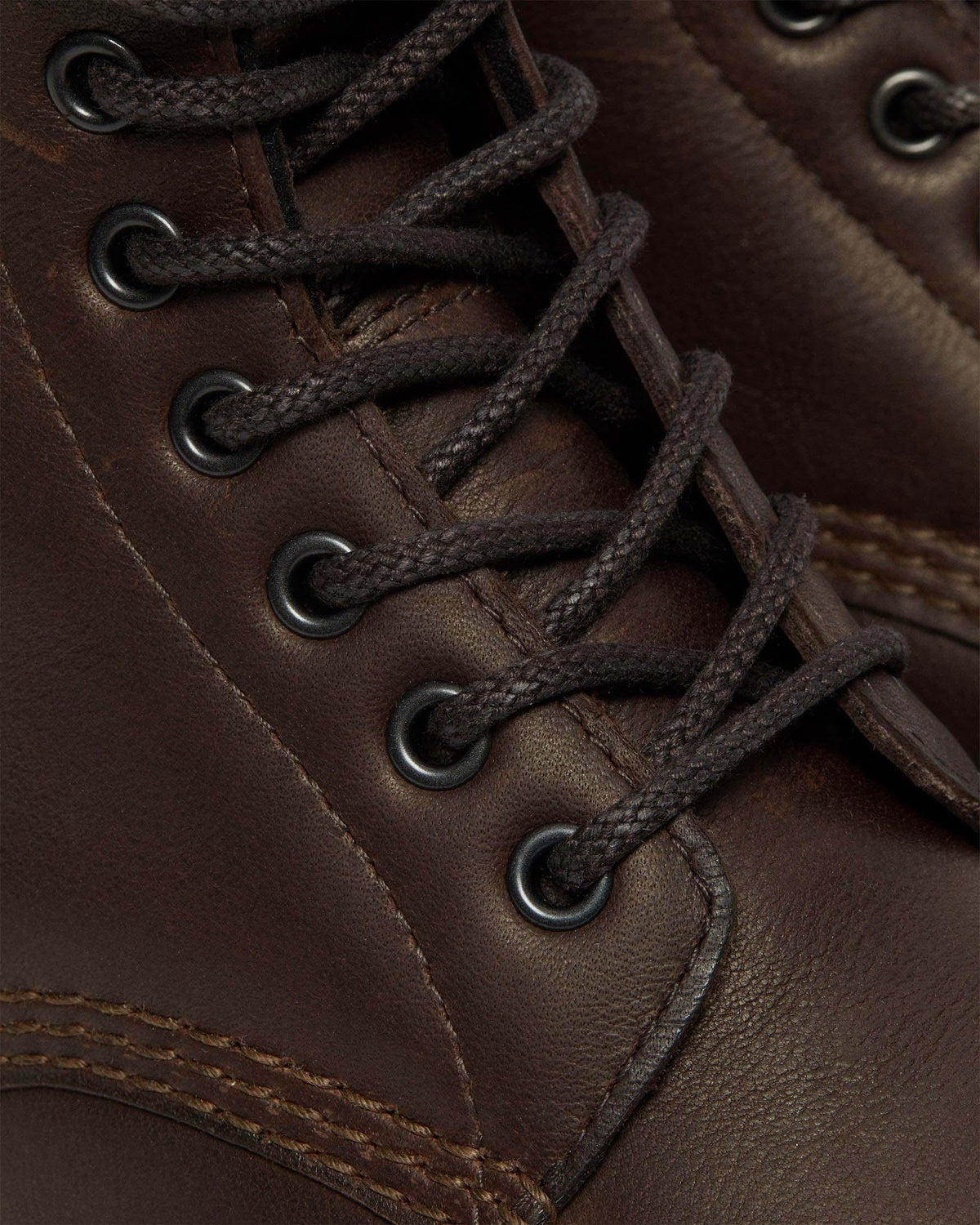 1460 Warmwair Leather Lace Up Boots in Dark Brown