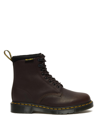 1460 Warmwair Leather Lace Up Boots in Dark Brown