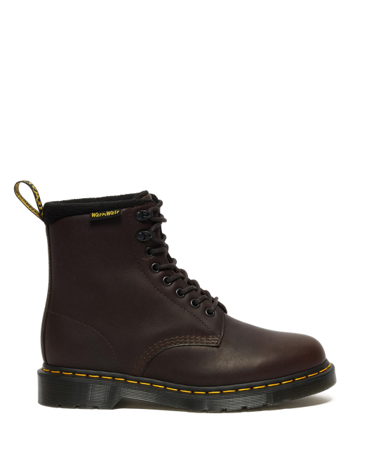 1460 Warmwair Leather Lace Up Boots in Dark Brown