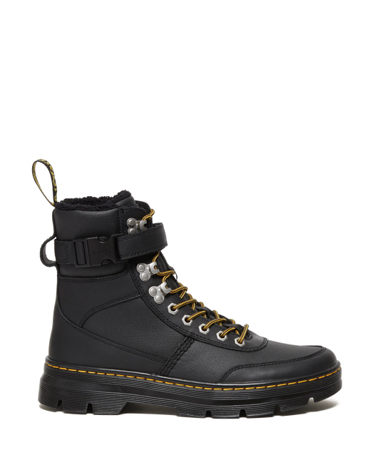 Combs Tech Faux Fur-Lined Casual Boots in Black