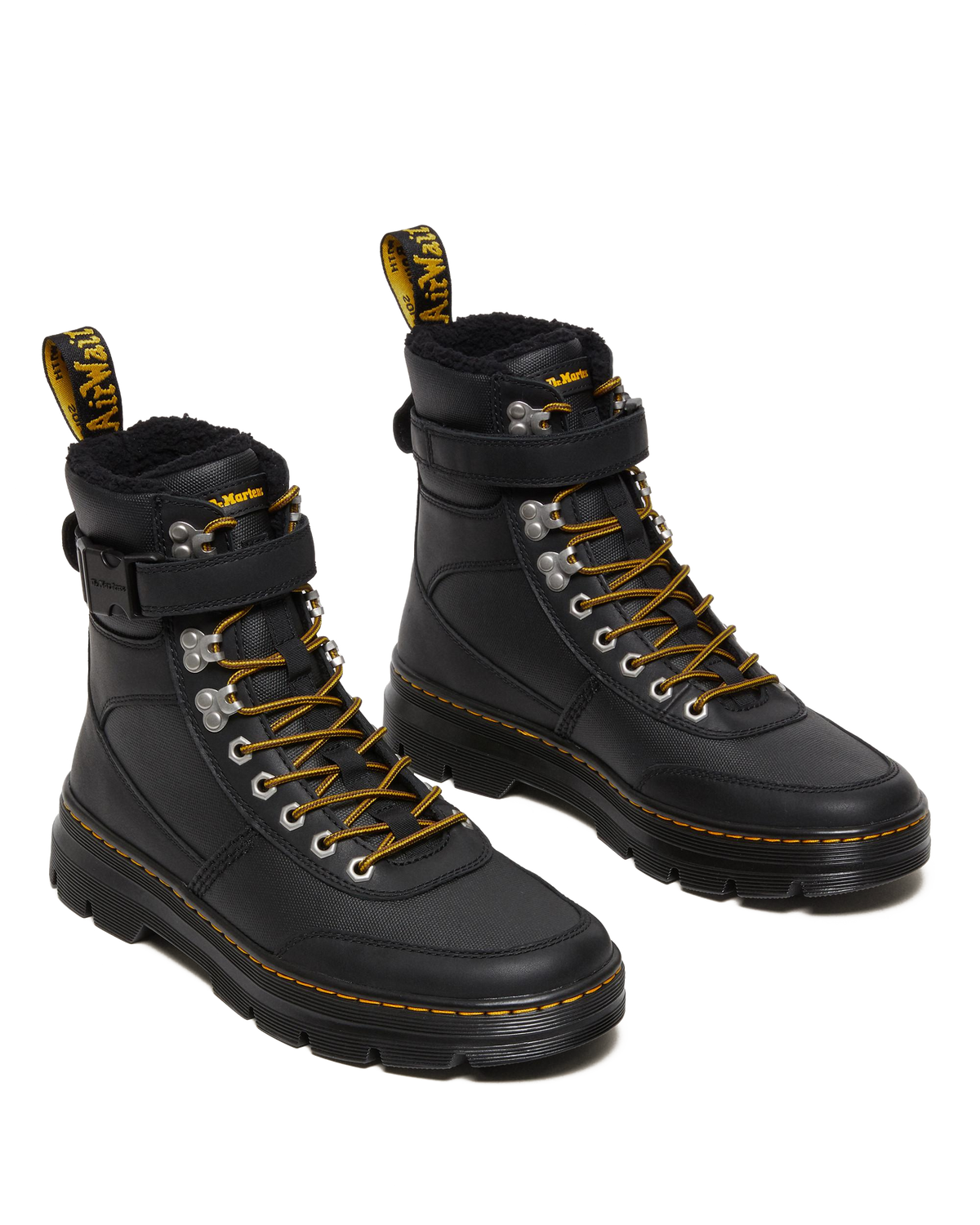 Combs Tech Faux Fur-Lined Casual Boots in Black