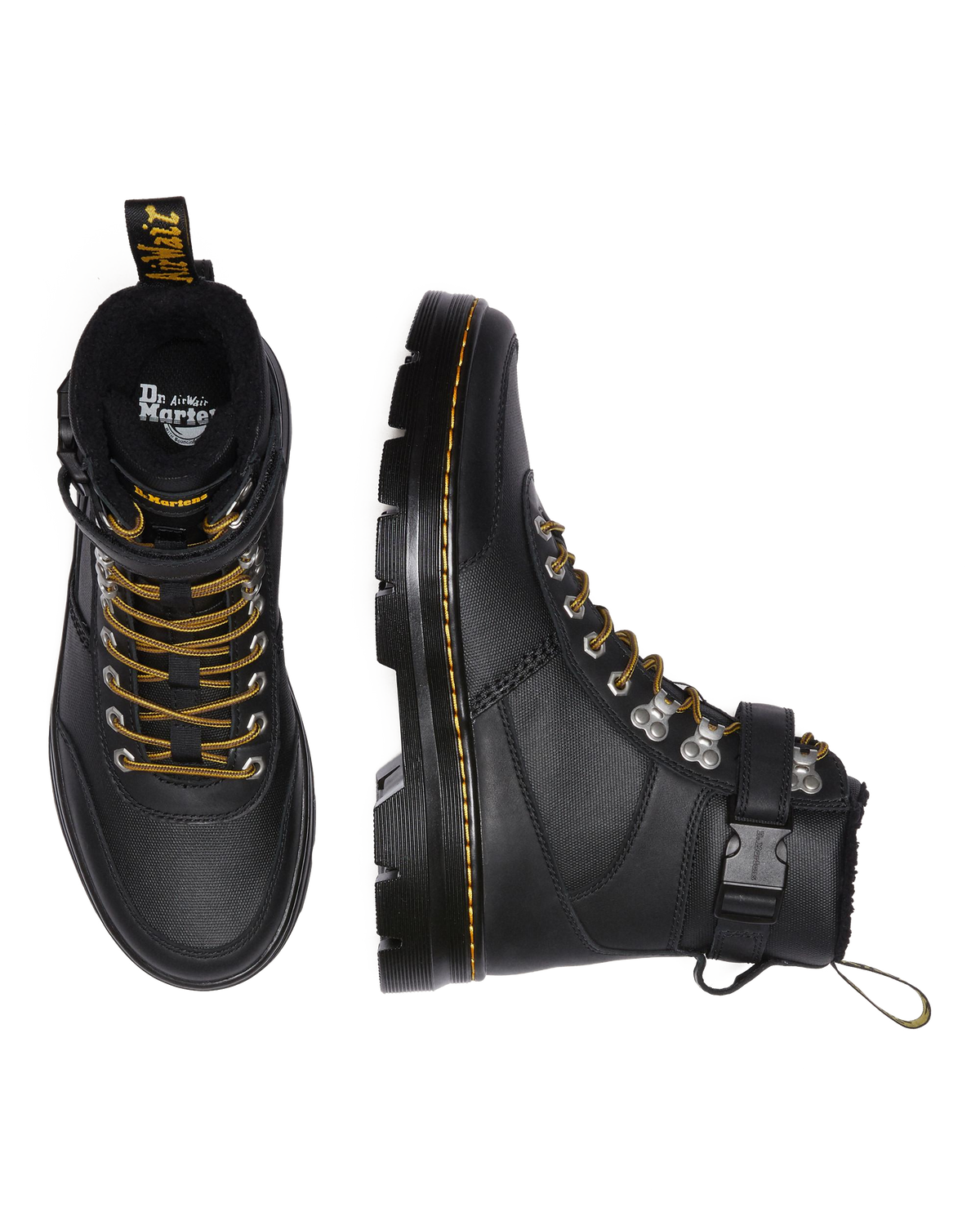 Combs Tech Faux Fur-Lined Casual Boots in Black