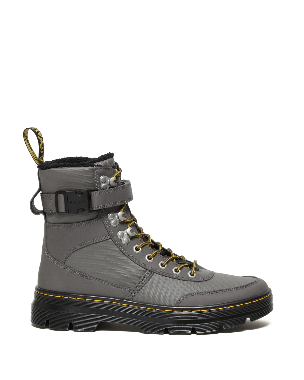 Combs Tech Faux Fur-Lined Casual Boots in Gunmetal