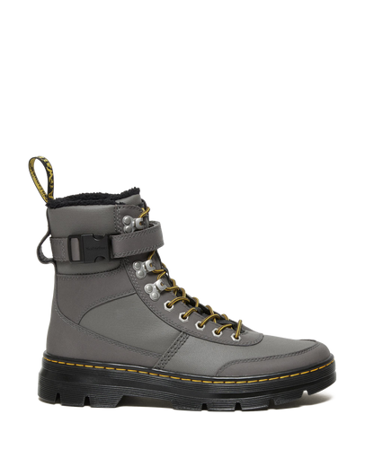 Combs Tech Faux Fur-Lined Casual Boots in Gunmetal