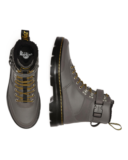 Combs Tech Faux Fur-Lined Casual Boots in Gunmetal