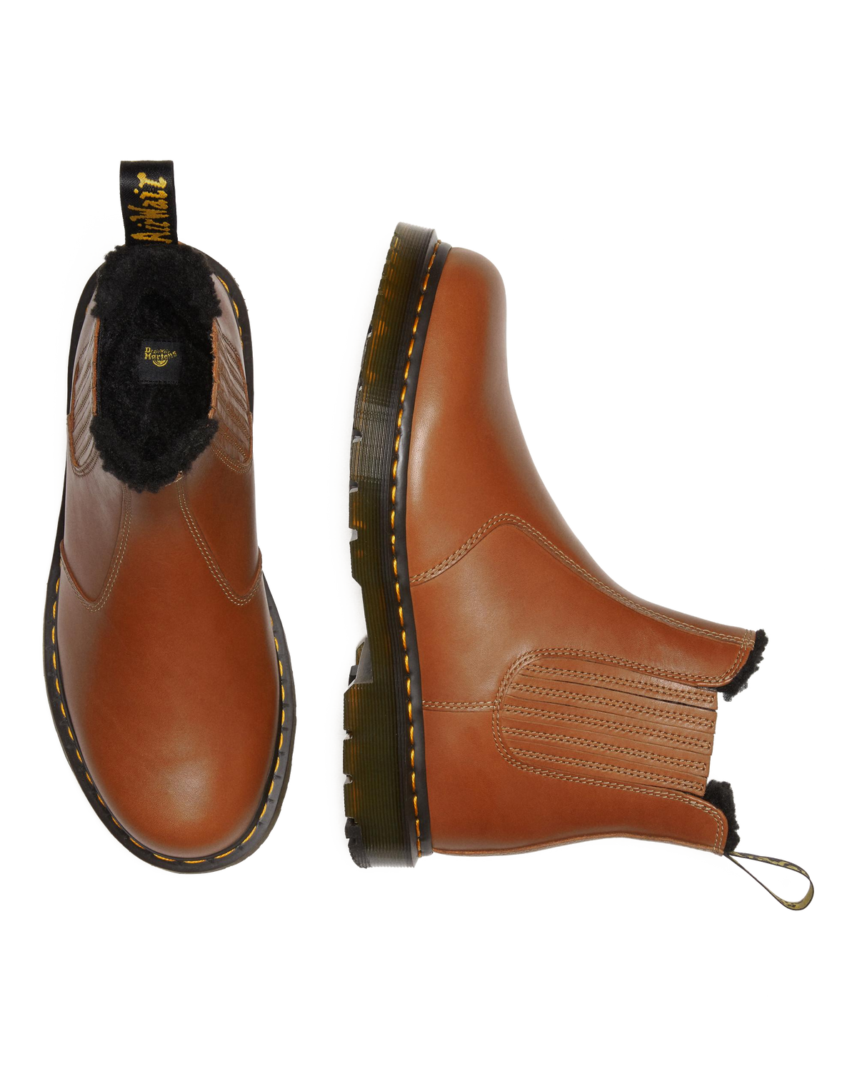 2976 DM's Wintergrip Leather Chelsea Boots in Tan