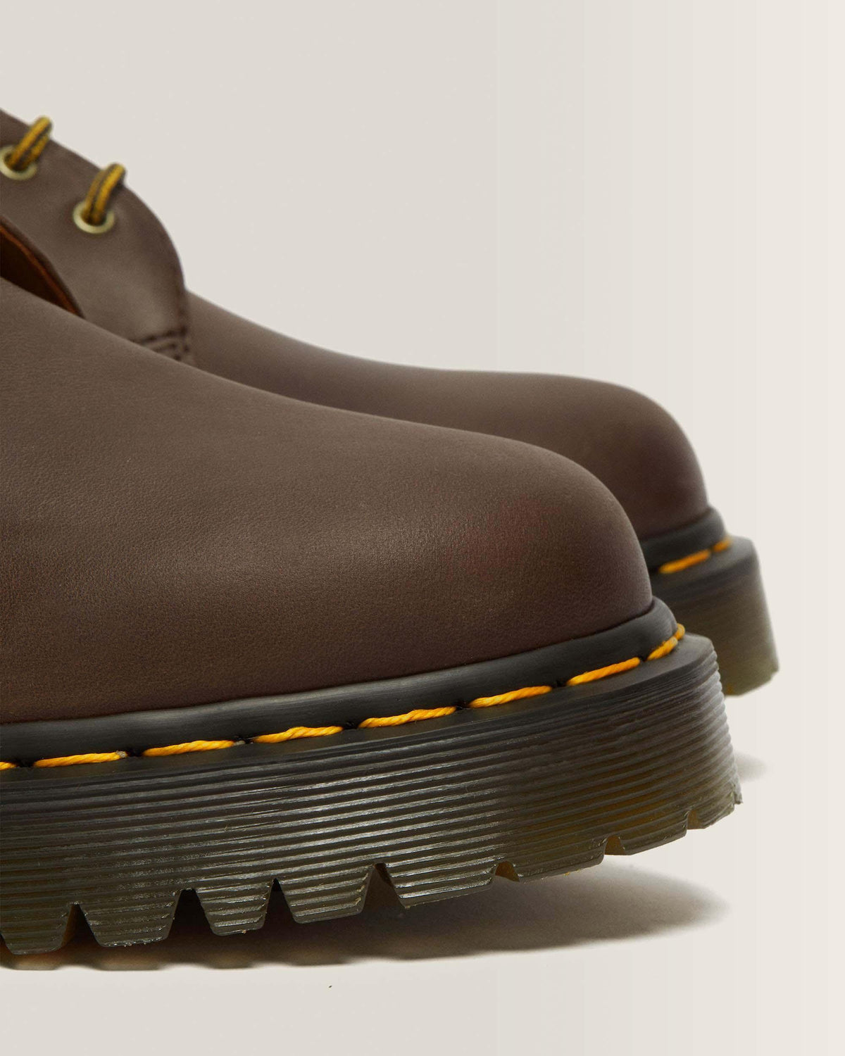 1461 Bex Crazy Horse Leather Oxford Shoes in Dark Brown