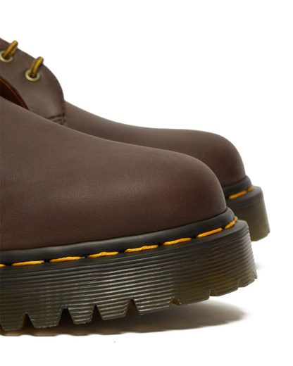 1461 Bex Crazy Horse Leather Oxford Shoes in Dark Brown