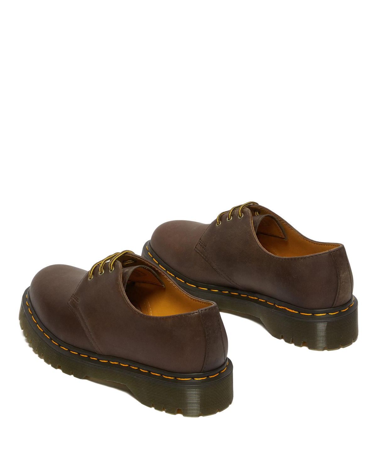 1461 Bex Crazy Horse Leather Oxford Shoes in Dark Brown