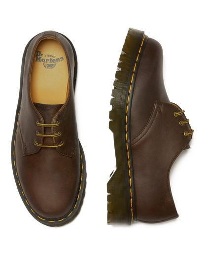 1461 Bex Crazy Horse Leather Oxford Shoes in Dark Brown