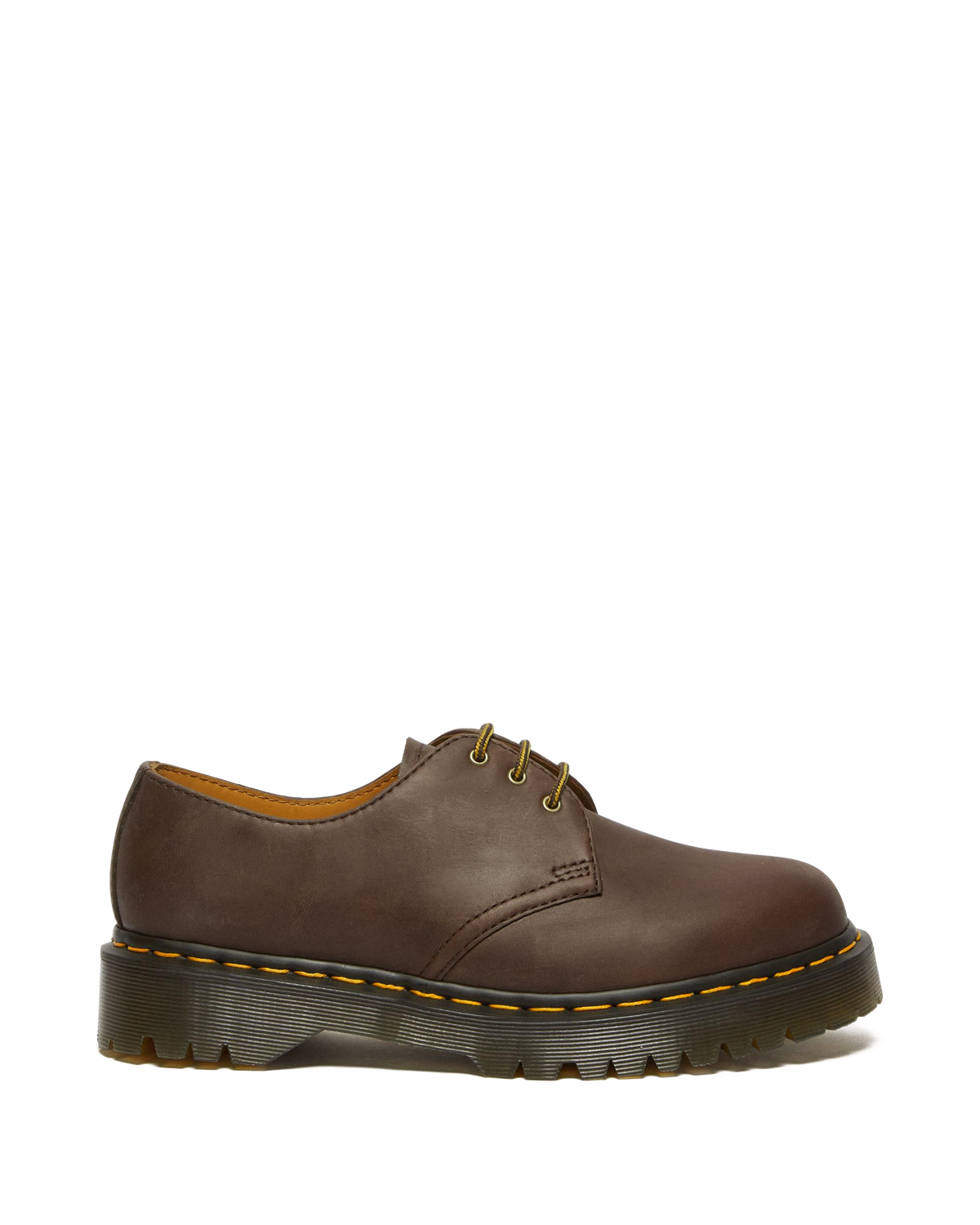 1461 Bex Crazy Horse Leather Oxford Shoes in Dark Brown