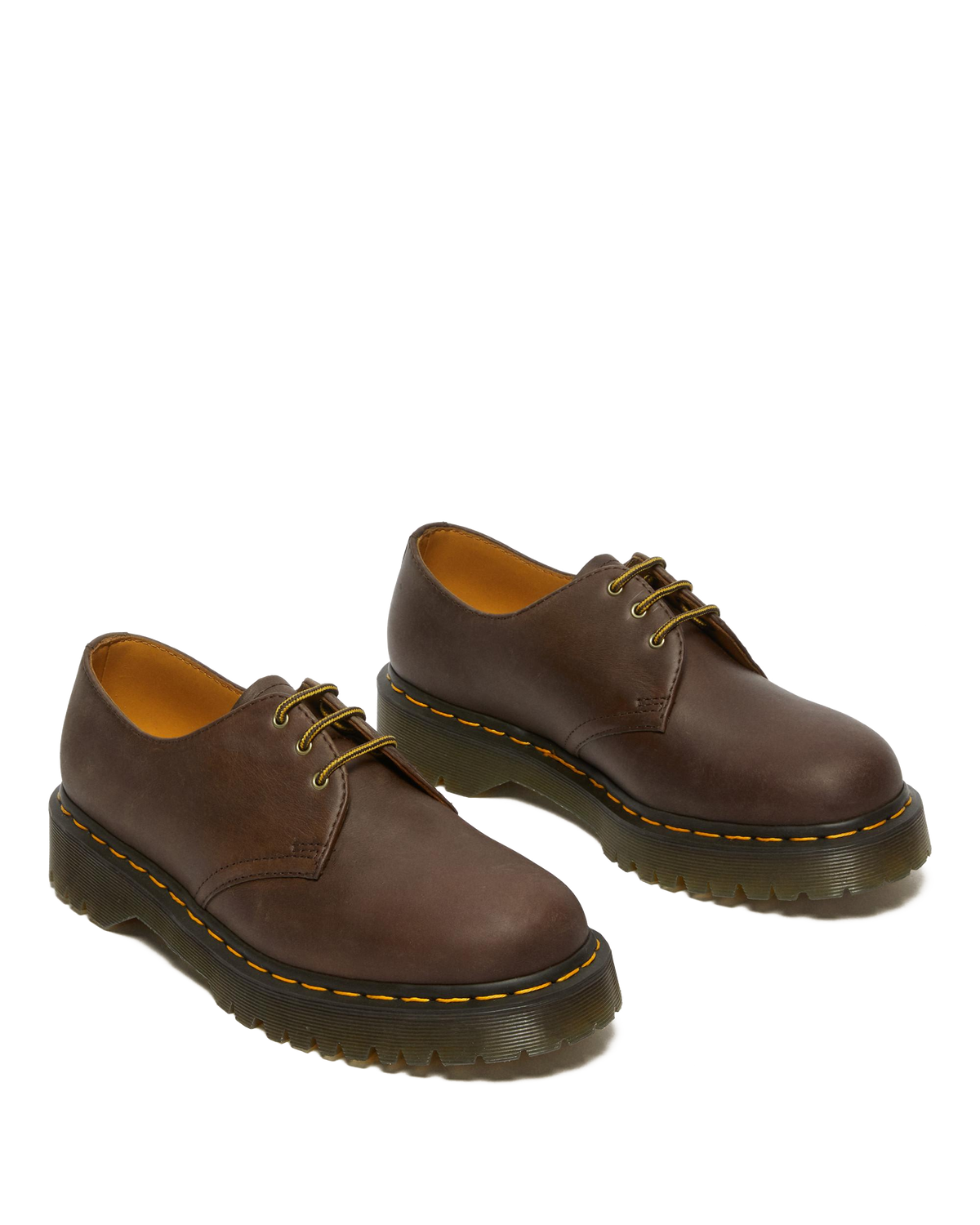 1461 Bex Crazy Horse Leather Oxford Shoes in Dark Brown