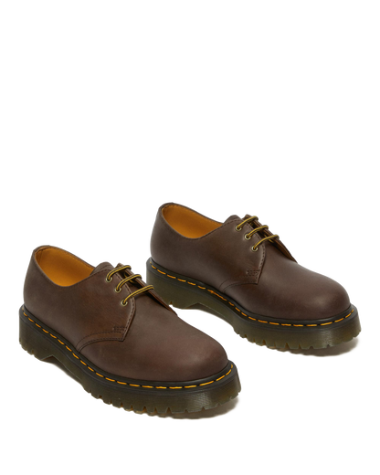 1461 Bex Crazy Horse Leather Oxford Shoes in Dark Brown