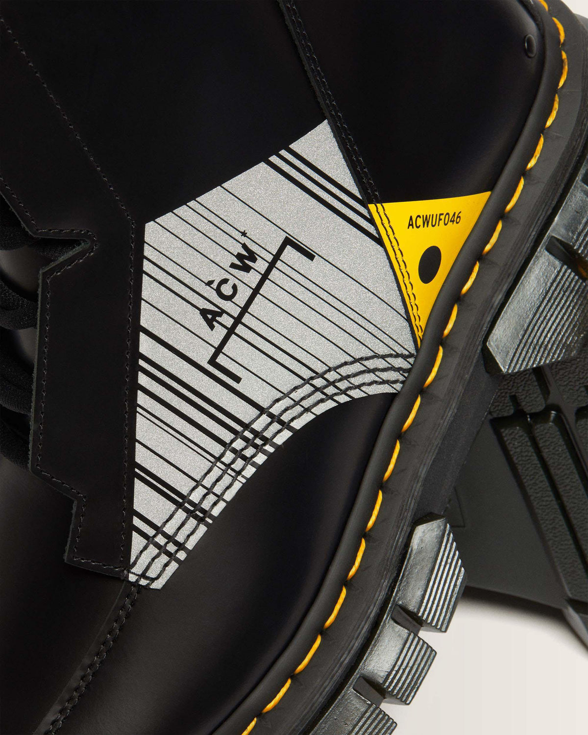 Rikard A-Cold-Wall* Leather Platform Boots in Black