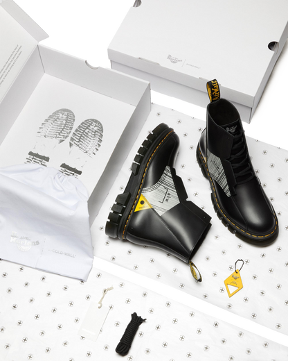 Rikard A-Cold-Wall* Leather Platform Boots in Black