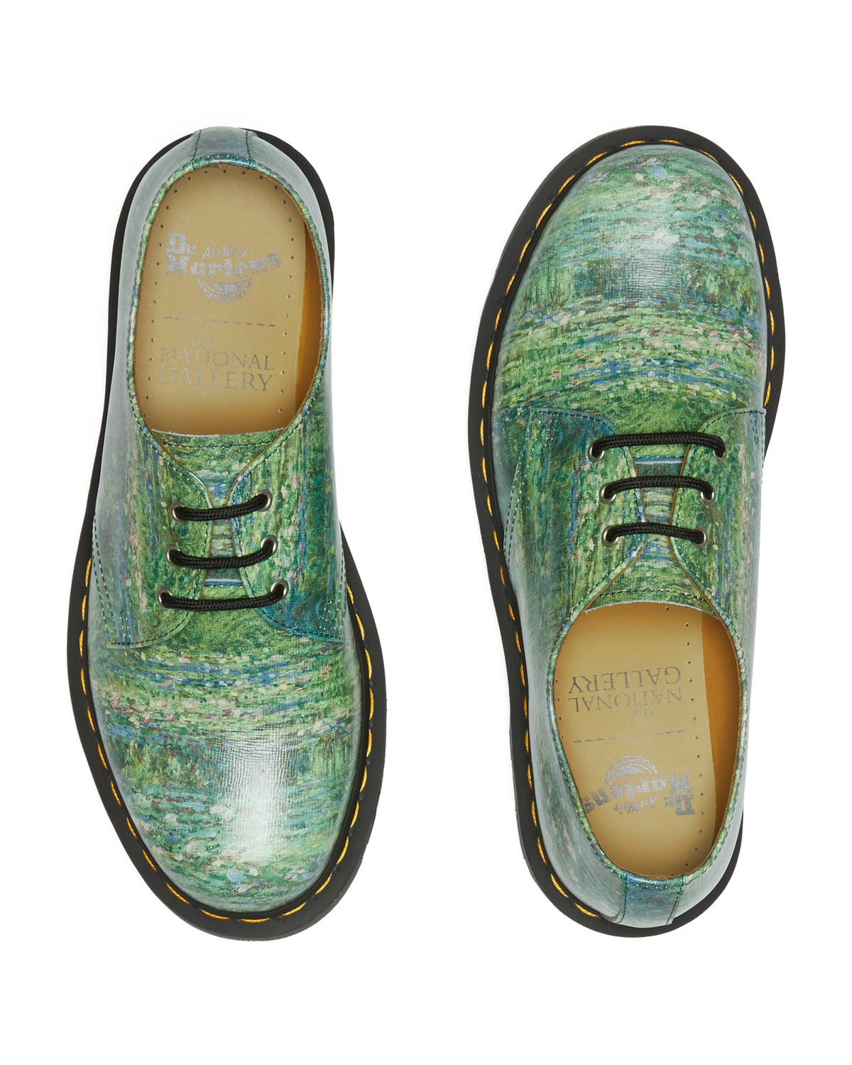1461 The National Gallery Monet Oxford Shoes in Green