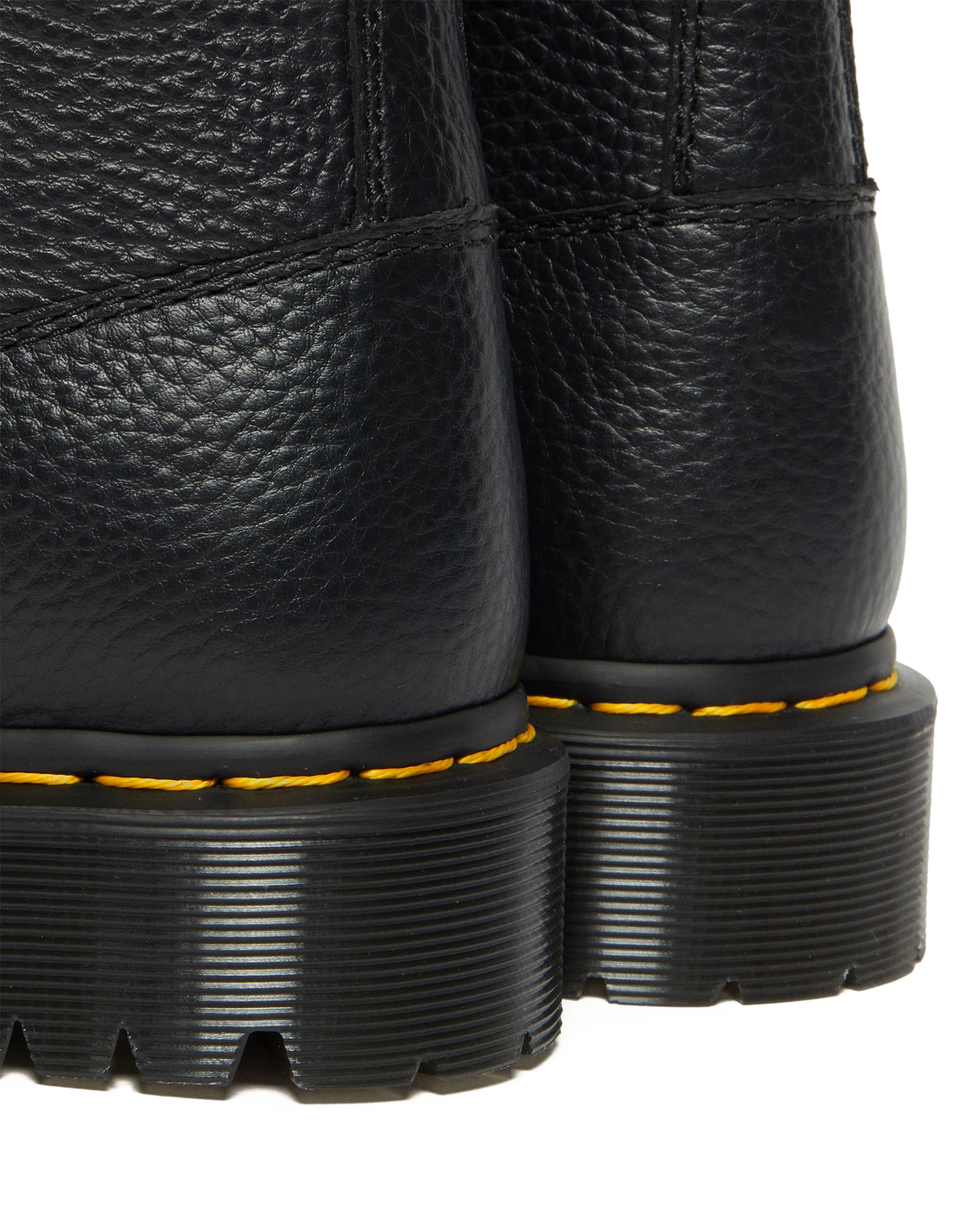 1460 Bex Fleece-Lined Leather Lace Up Boots in Black Milled Nappa