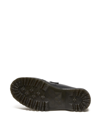 Adrian Leather Platform Tassel Loafers in Black