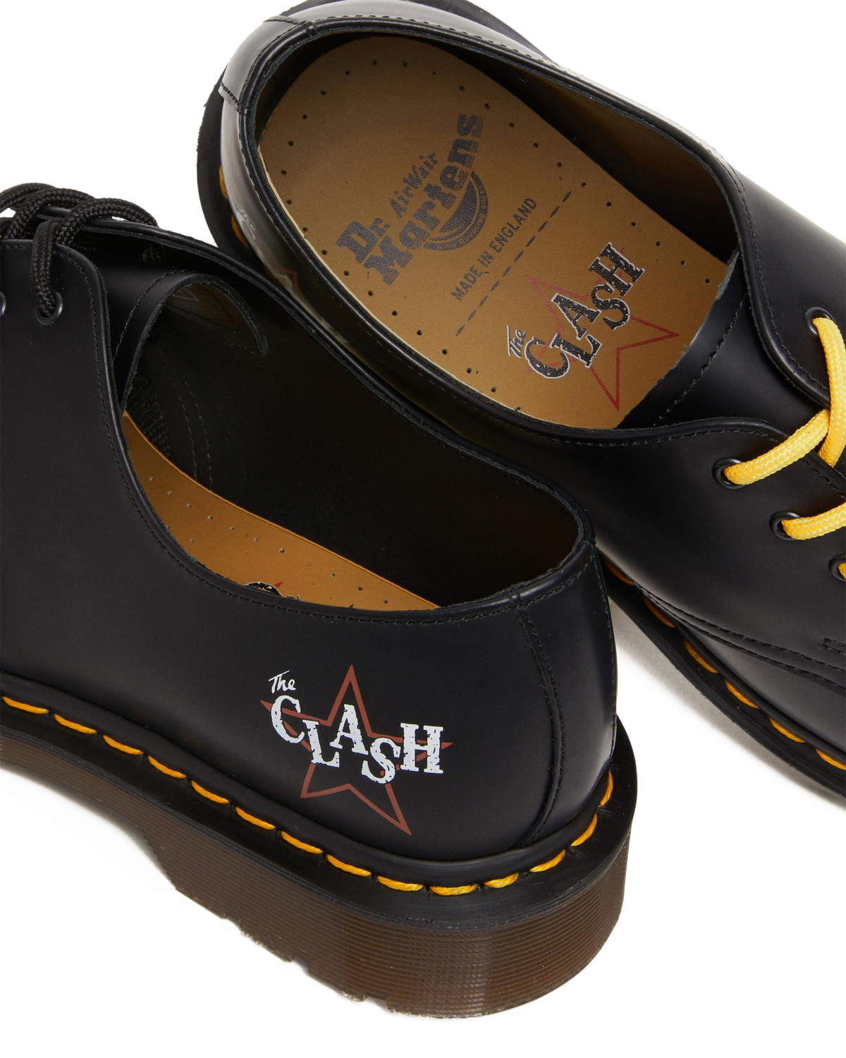 1461 The Clash Made in England Oxford Shoes in Black
