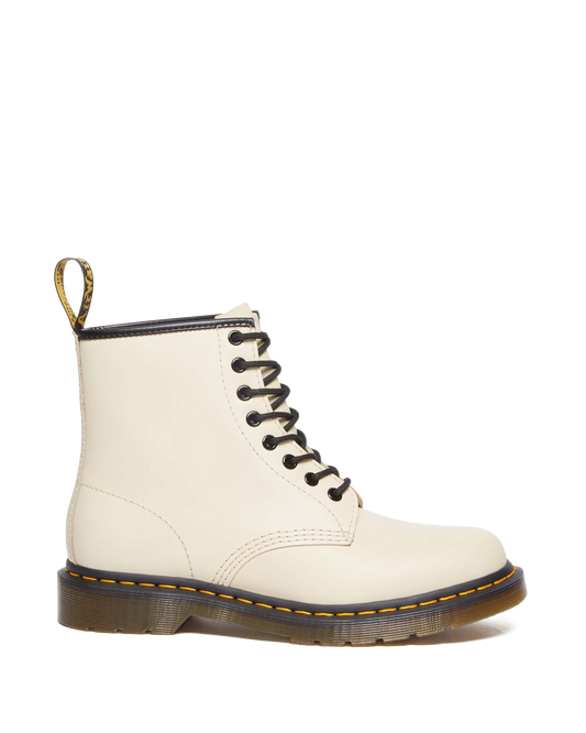 1460 Smooth Leather Lace Up Boots in Parchment Beige