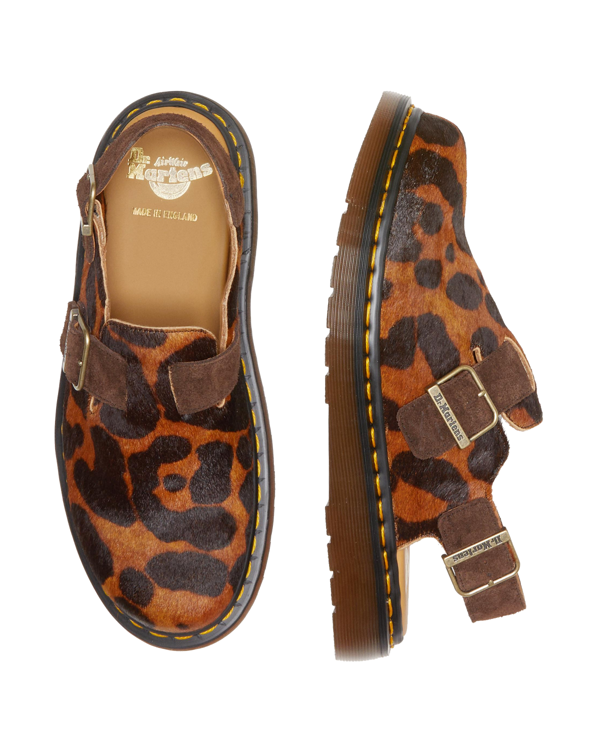 Jorge Made in England Hair On Slingback Mule in England Hair On Slingback Mule in Ocelot