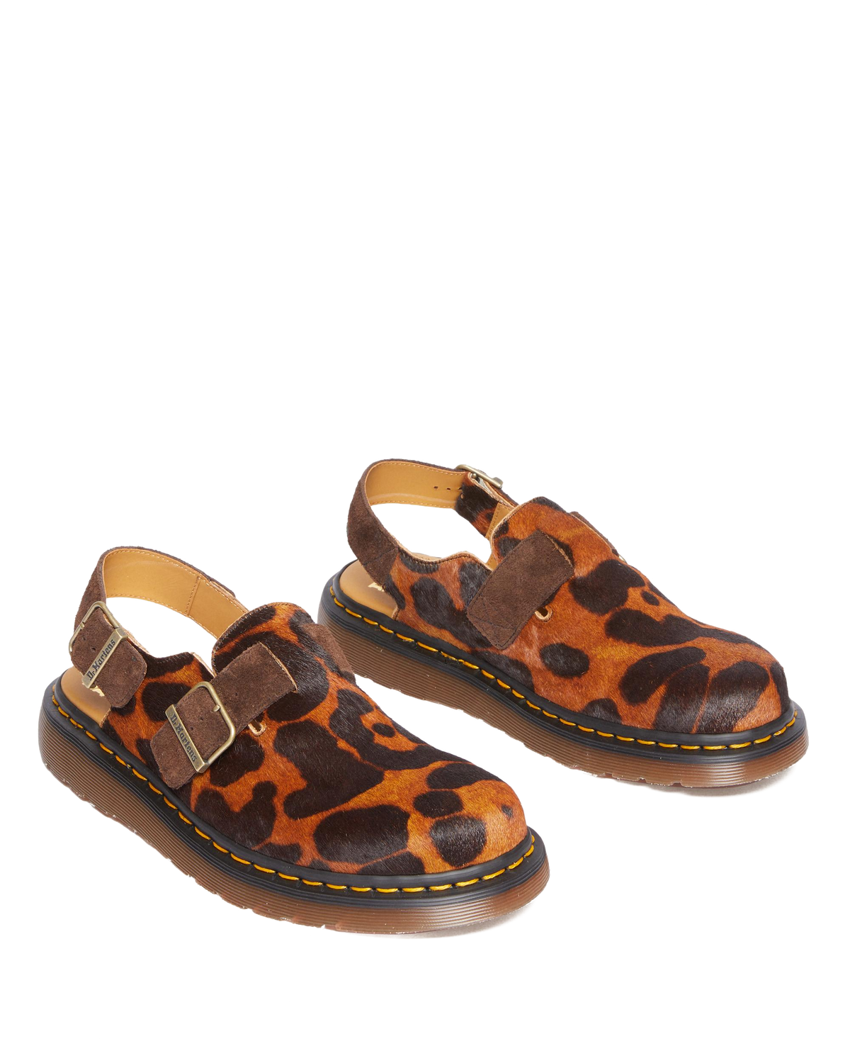 Jorge Made in England Hair On Slingback Mule in England Hair On Slingback Mule in Ocelot