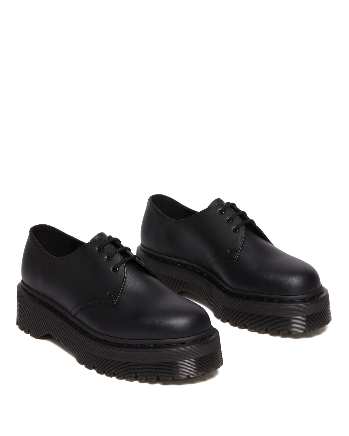 Vegan 1461 Mono Felix Platform Shoes in Black