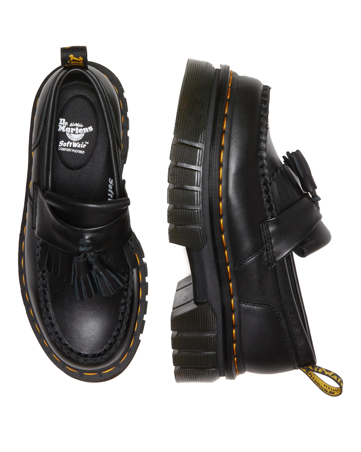 Audrick Nappa Lux Platform Loafers in Black