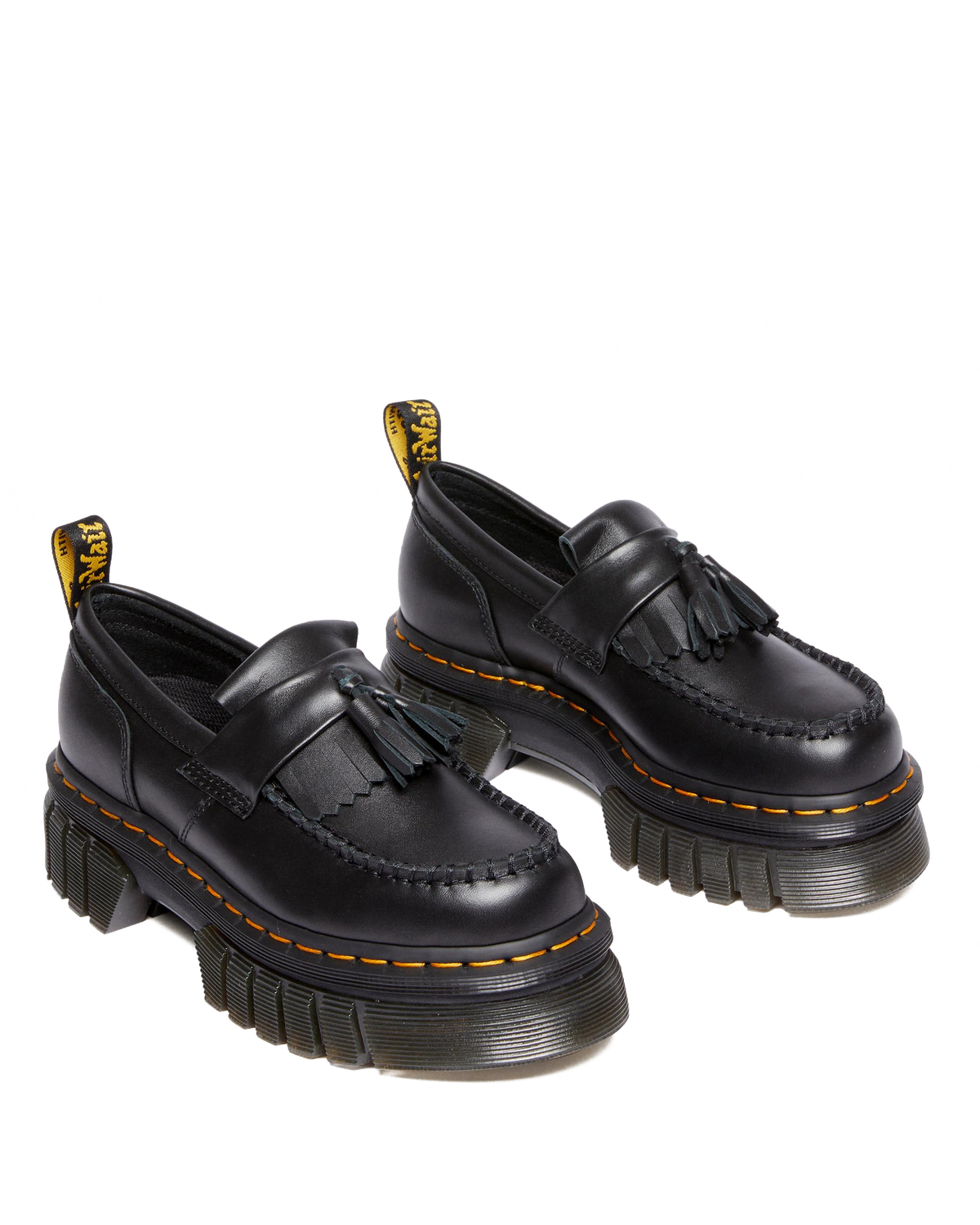 Audrick Nappa Lux Platform Loafers in Black