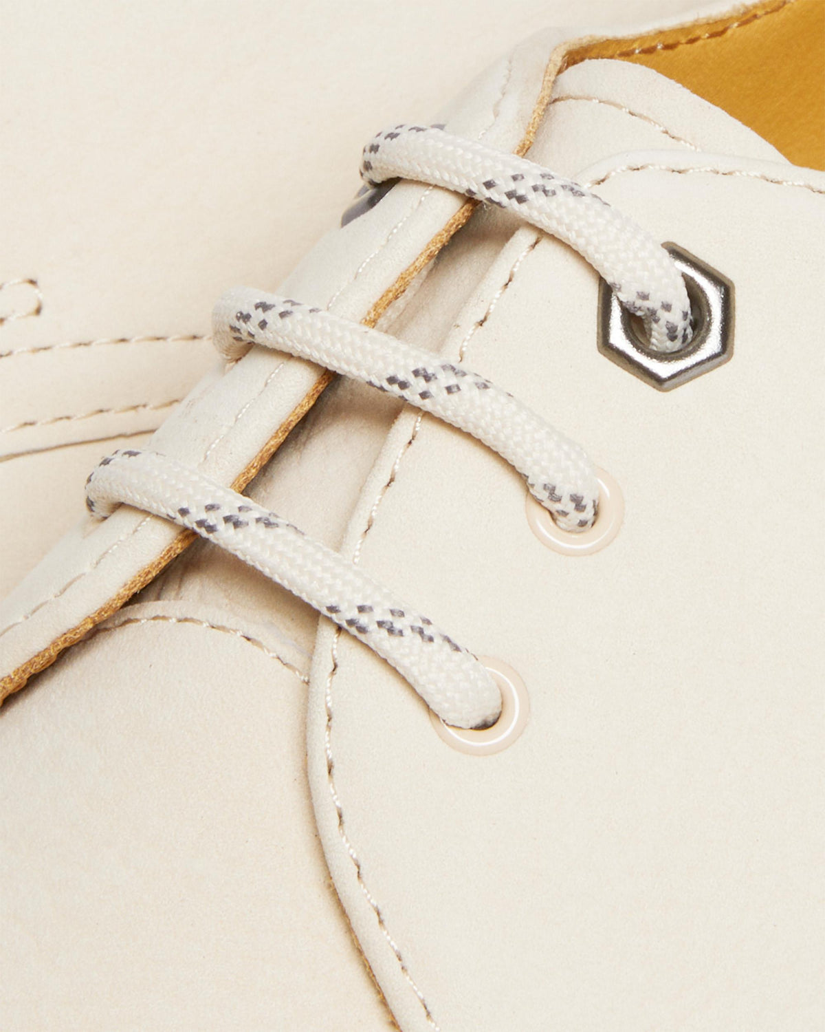 1461 Mono Milled Nubuck Leather Oxford Shoes in Parchment Beige