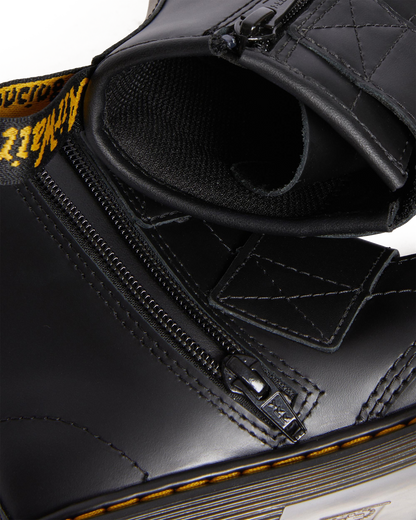 Junior 1460 Double Strap Leather Boots in Black