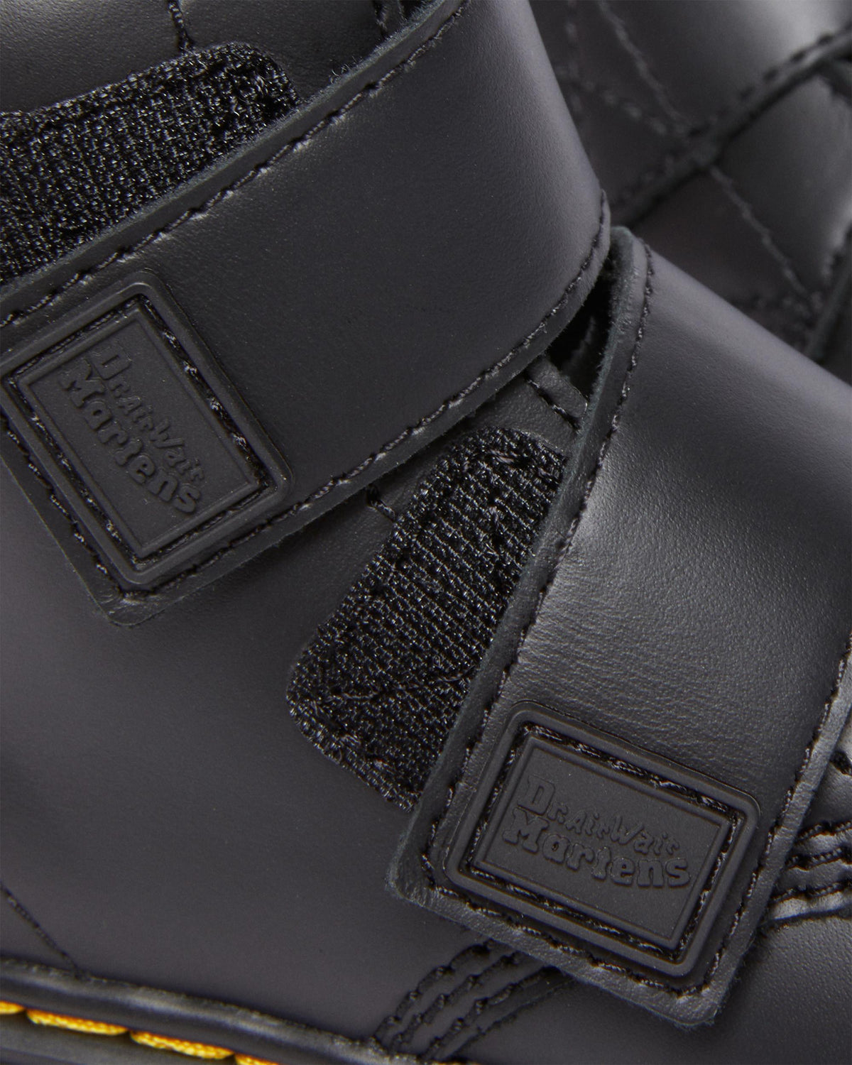 Toddler 1460 Double Strap Leather Boots in Black
