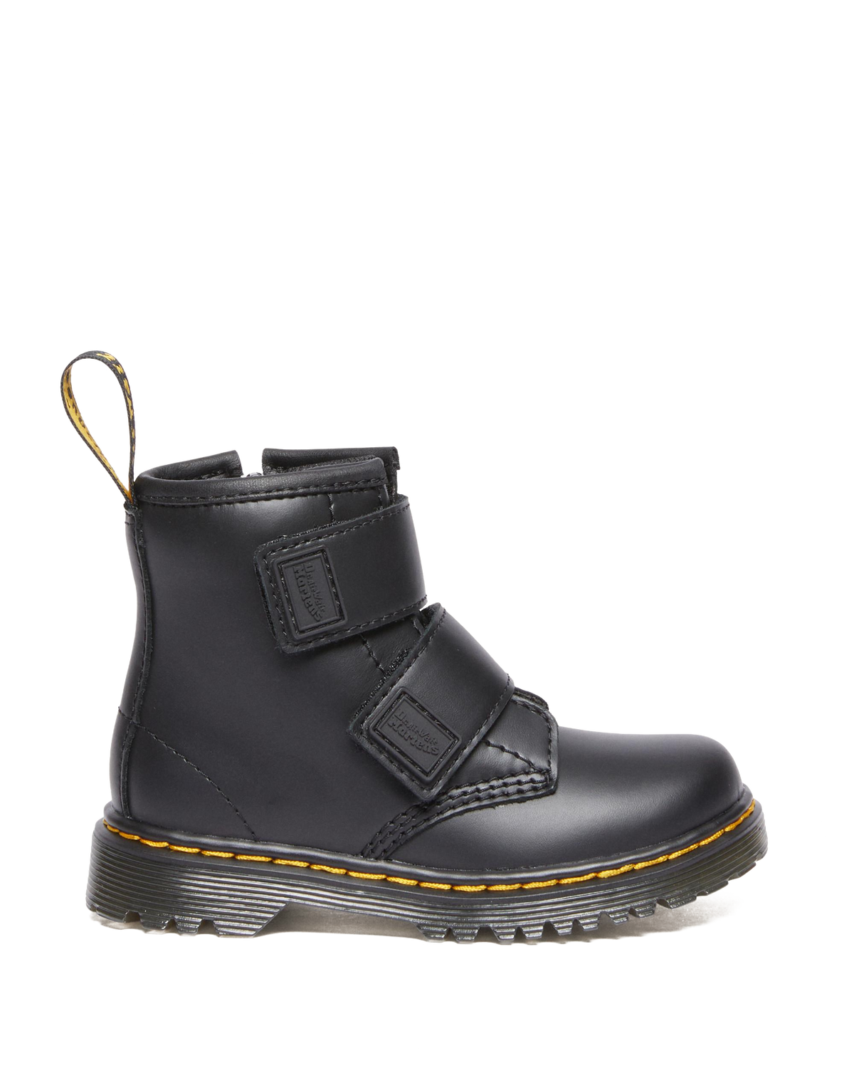 Toddler 1460 Double Strap Leather Boots in Black