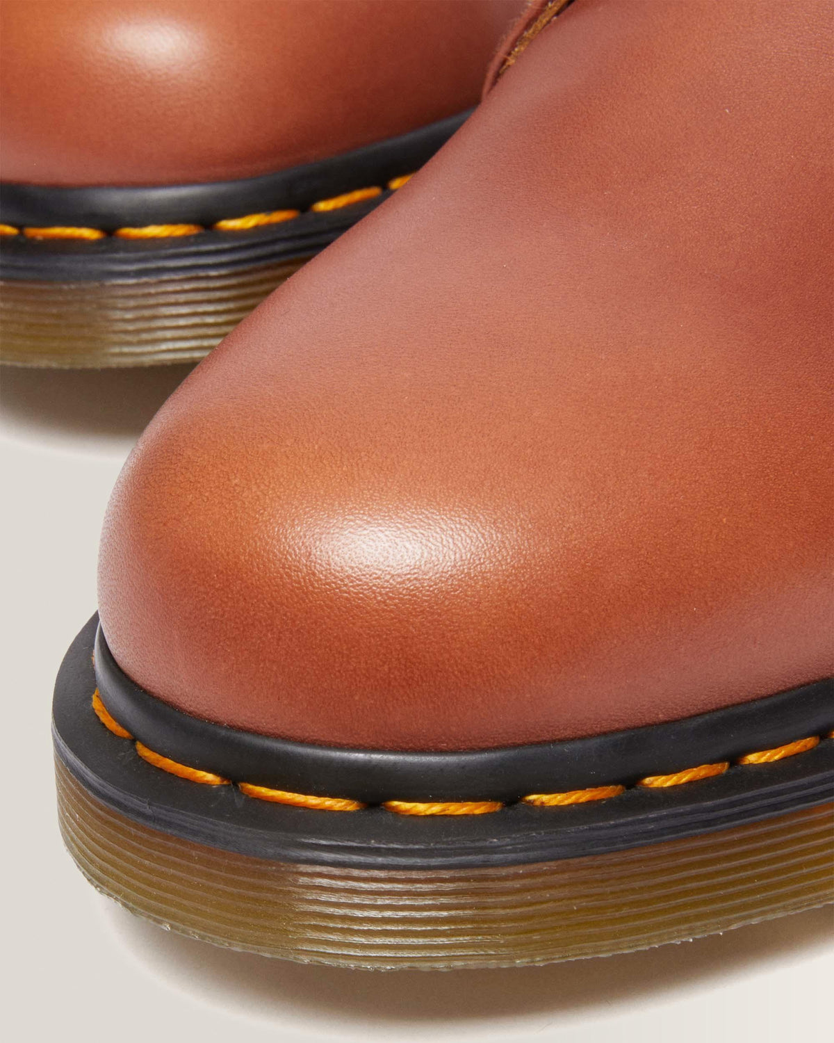 1461 Carrara Leather Oxford Shoes in Saddle Tan
