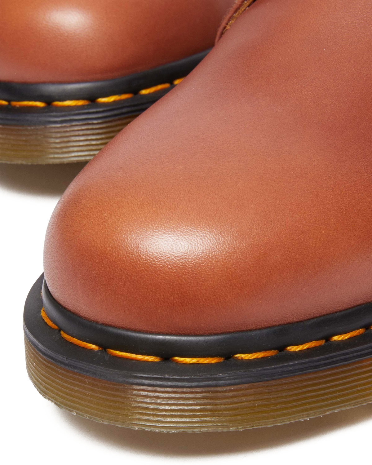 1461 Carrara Leather Oxford Shoes in Saddle Tan