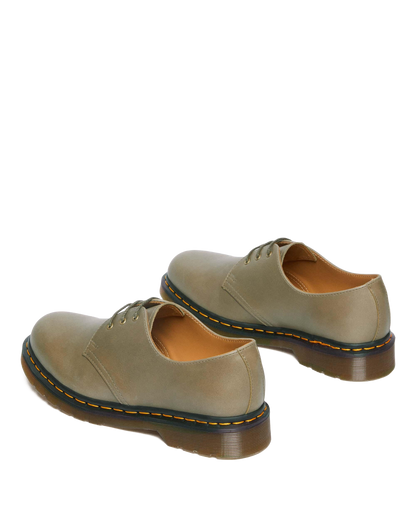 1461 Carrara Leather Oxford Shoes in Olive