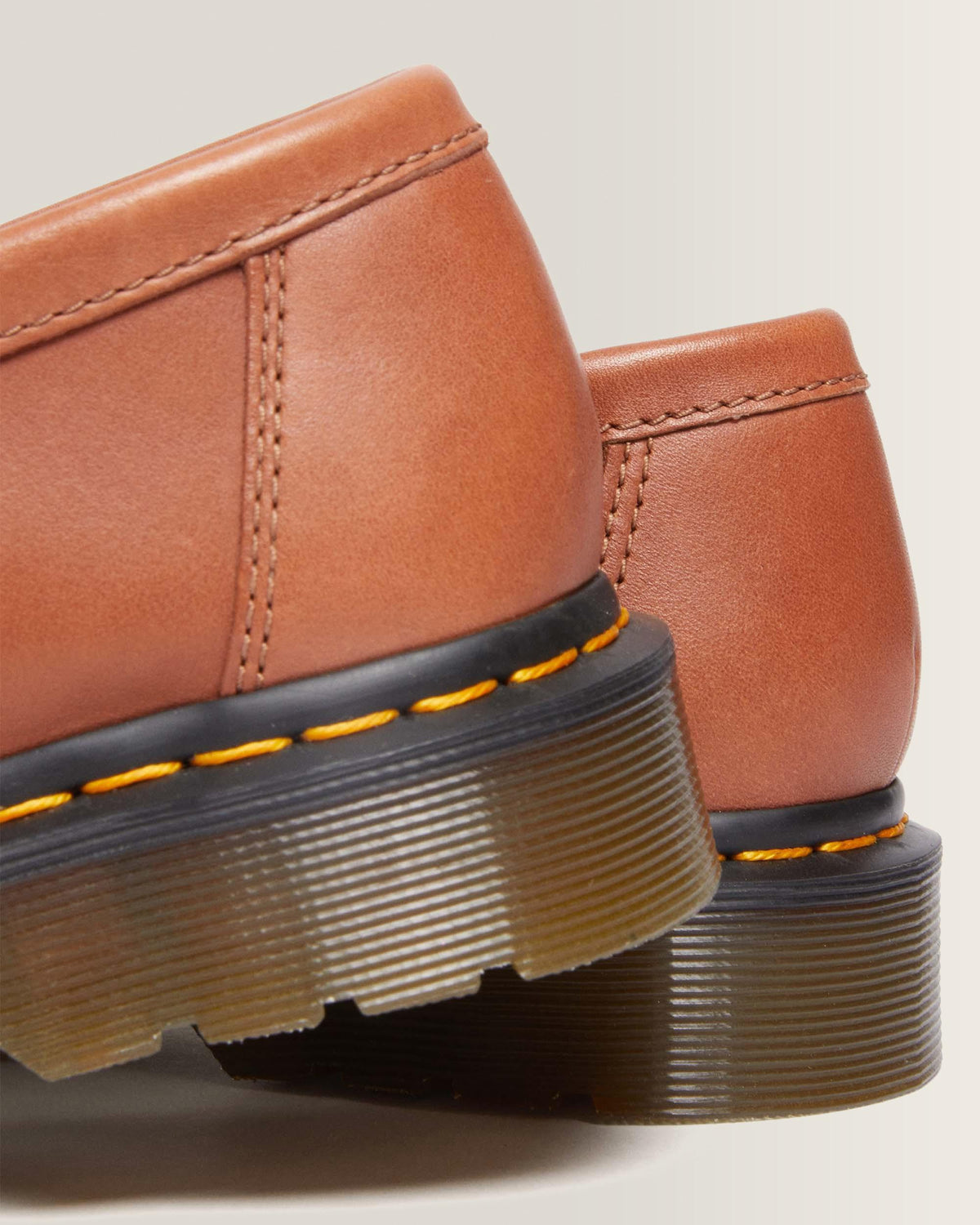 Adrian Carrara Leather Tassel Loafers in Saddle Tan
