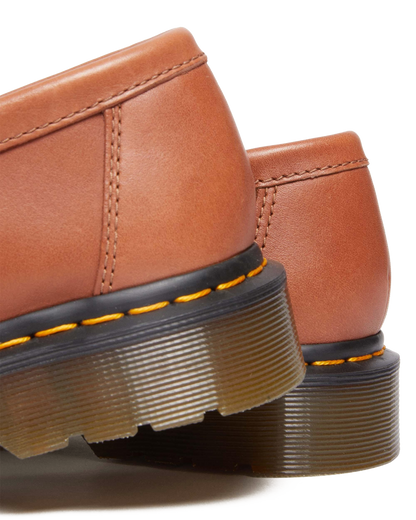 Adrian Carrara Leather Tassel Loafers in Saddle Tan