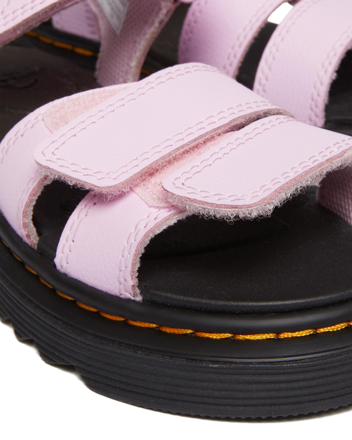 Junior Klaire Athena Leather Strap Sandals in Pale Pink