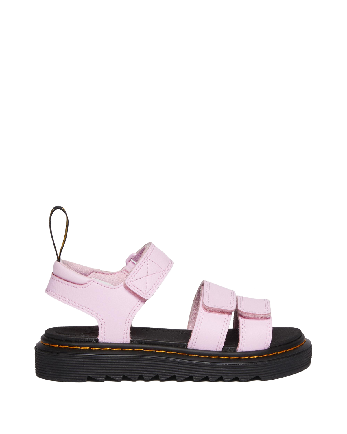 Junior Klaire Athena Leather Strap Sandals in Pale Pink