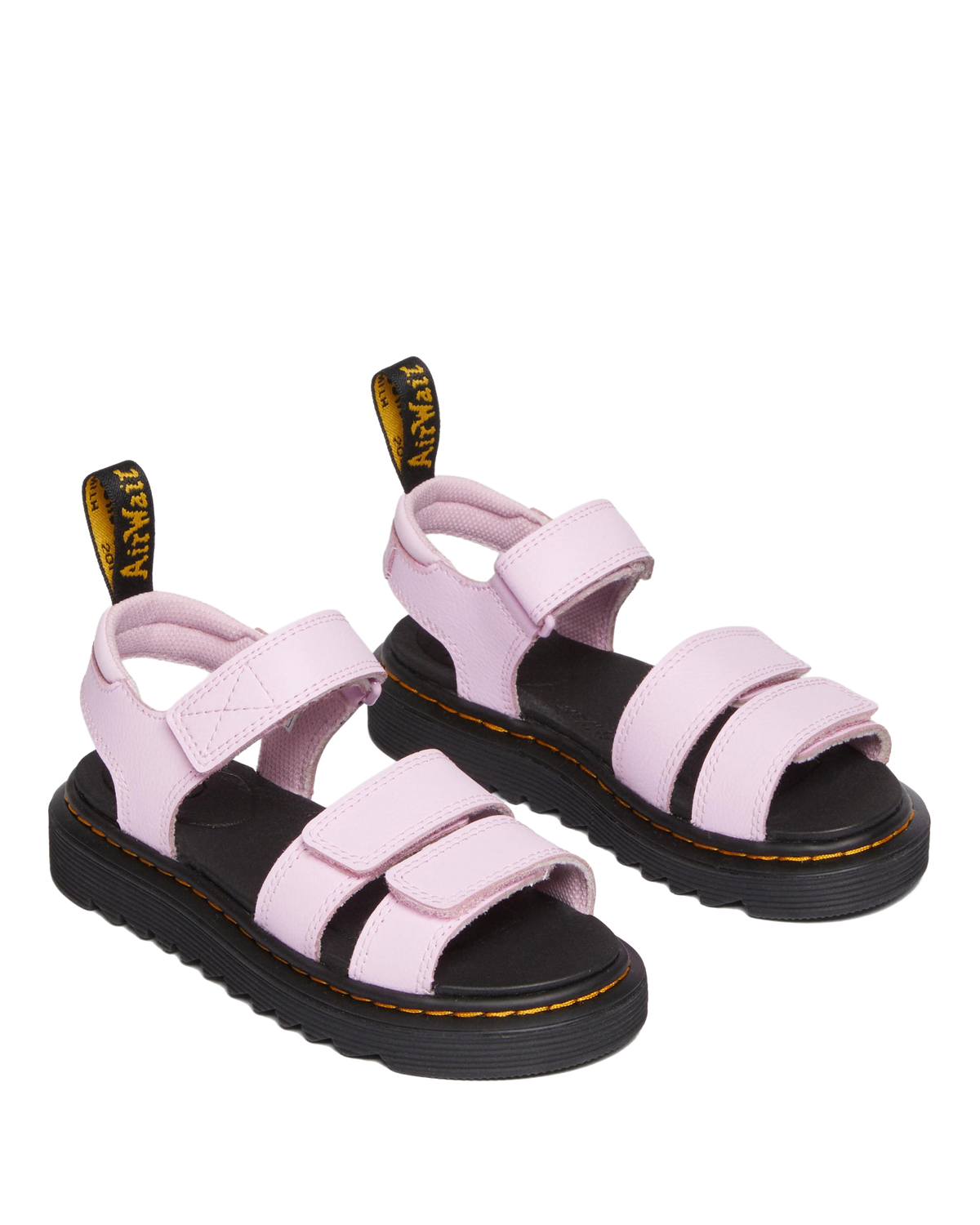 Junior Klaire Athena Leather Strap Sandals in Pale Pink