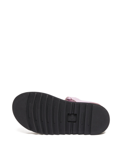 Junior Klaire Athena Leather Strap Sandals in Pale Pink