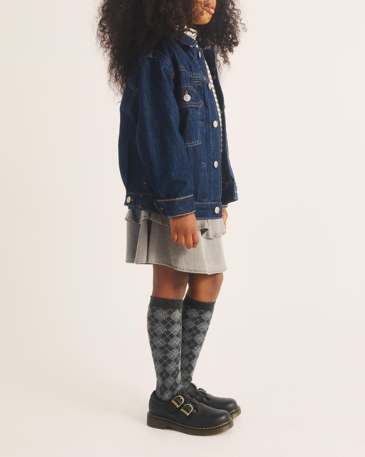 Junior 8065 Softy T Leather Mary Jane Shoes in Black
