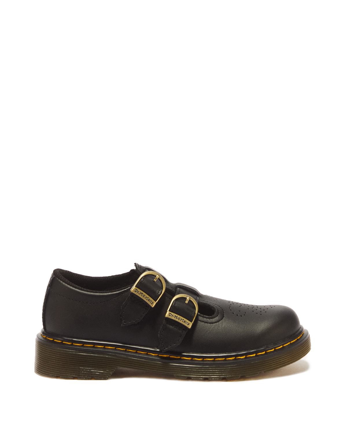 Junior 8065 Softy T Leather Mary Jane Shoes in Black