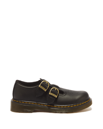 Junior 8065 Softy T Leather Mary Jane Shoes in Black