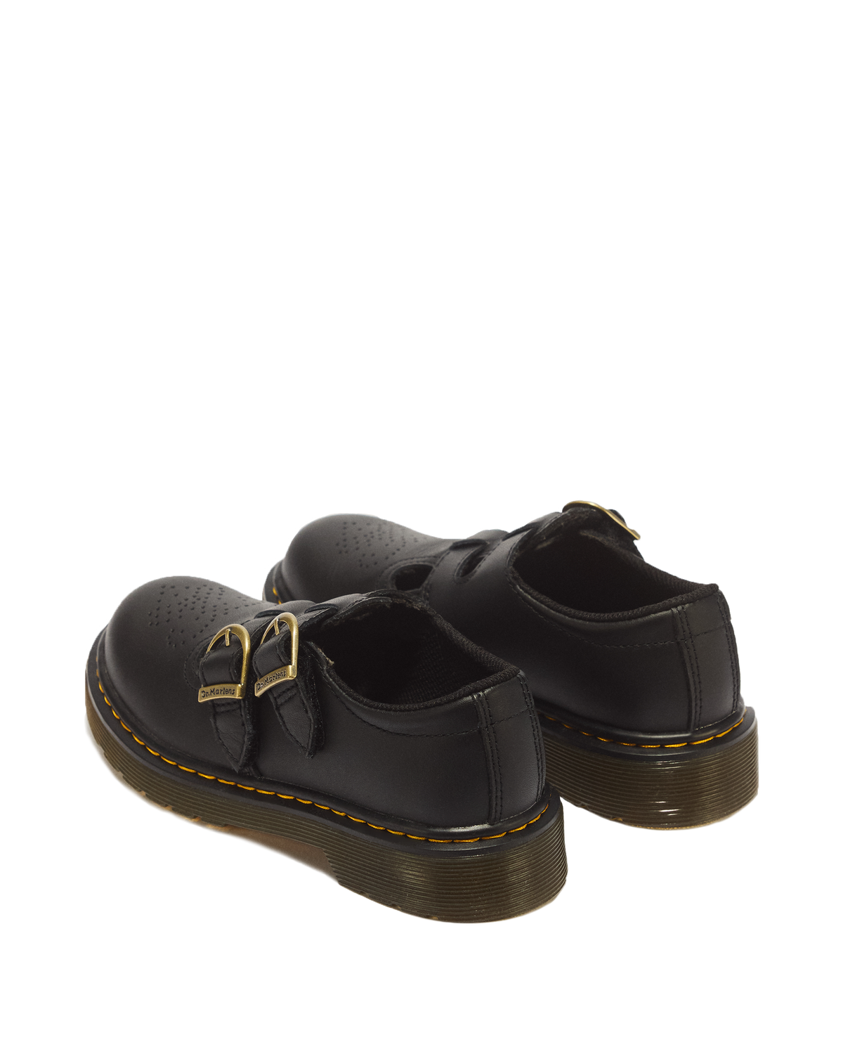 Junior 8065 Softy T Leather Mary Jane Shoes in Black